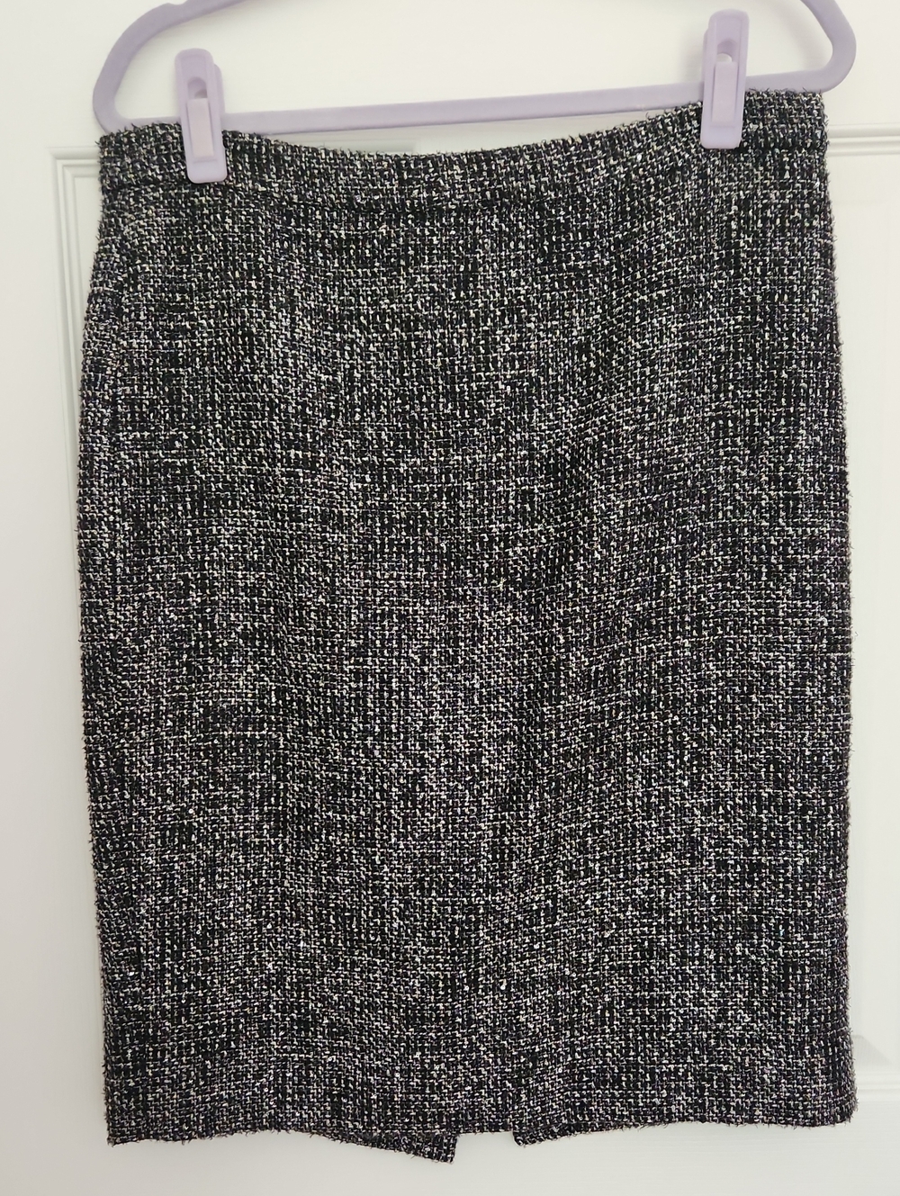J. Crew Black & White Tweed No. 2 Pencil Skirt - Work, Job, Office, Interview